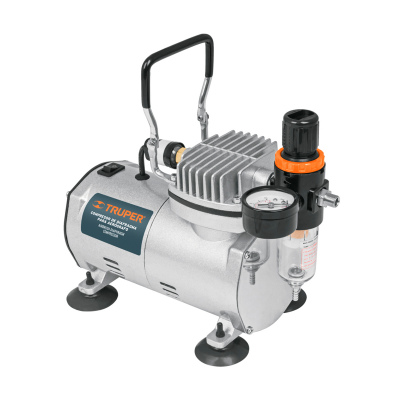 Compresor de diafragma para aerógrafo, 1/5 HP, 110 V Truper