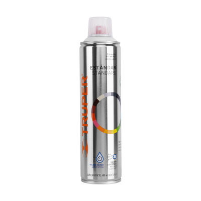 Pintura en aerosol Truper, blanco brillante, bote esbelto, 400 ml