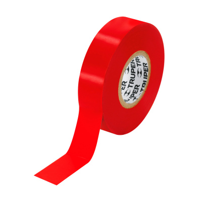 Cinta de aislar de 18 m x 19 mm, roja, Truper