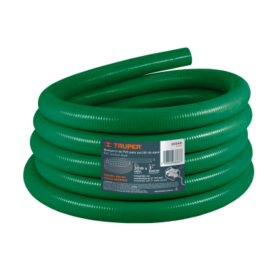 Metro manguera rígida 4" succión para motobomba, rollo 30 m