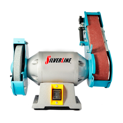 Esmeril De Banco De 6” C/Banda De Lija Silverline