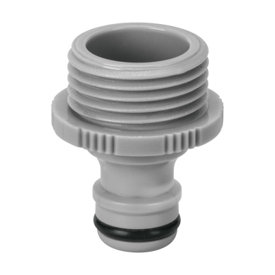 Conector 3/4" rápido macho de ABS, sistema click truper