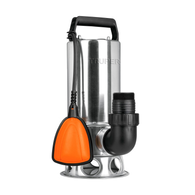 Bomba sumergible acero inoxidable,agua sucia,1-1/2HP, Truper