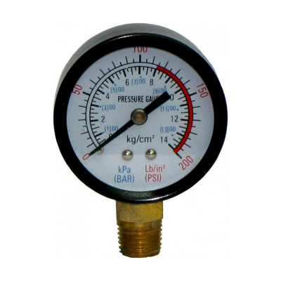 Manómetro 1/4”, Carátula De 2” Silverline