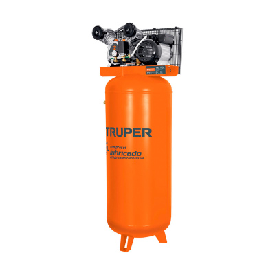 Compresor de aire, con banda, vertical 240L 4HP, 220V Truper