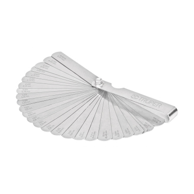 Calibrador de 26 hojas std / mm, Truper
