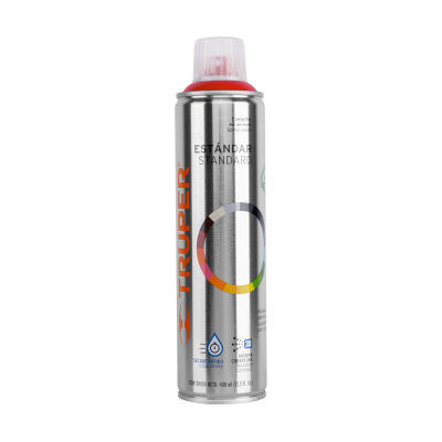 Pintura en aerosol Truper, rojo seguridad, bote esbelto, 400 ml