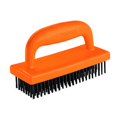 Cepillo rectangular de alambre 172 pinceles,con mango,Truper