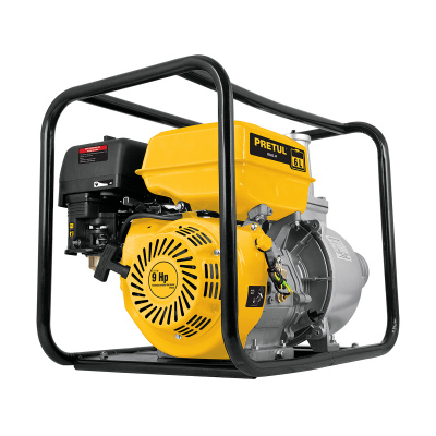 MOTOBOMBA 4" DE SALIDA, 9 HP, PRETUL