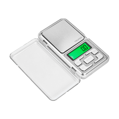 Bascula electrónica de bolsillo, de pilas, 500 g, Truper