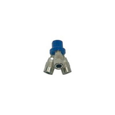 Conector Rápido Triple De 1/4” Silverline