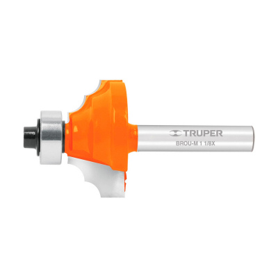 Broca para router, moldura clásica, 1-1/8" con balero,Truper