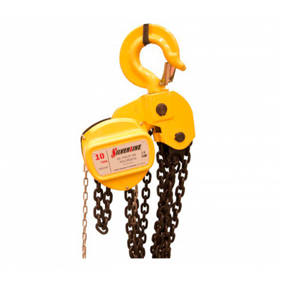 Polipasto De Cadena 10 Toneladas, Cadena De 3 Mts Silverline