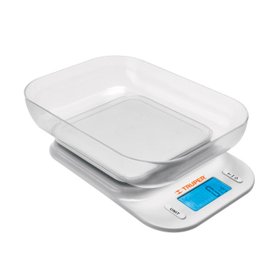 Bascula digital para cocina, con tazón, 5 kg, Truper
