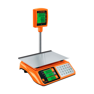 Bascula electrónica multifunciones con torreta 40 kg, Truper