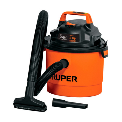 Aspiradora de sólidos y líquidos, 3 gal, plástica, Truper