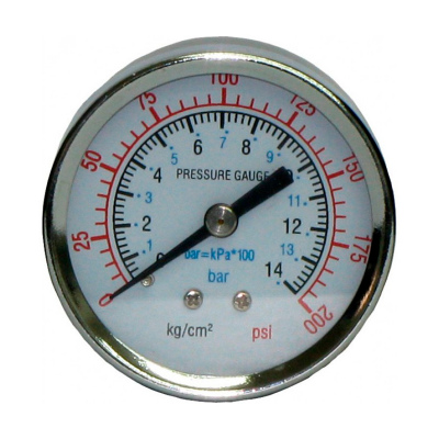 Manómetro 1/4”, Carátula De 2” Silverline