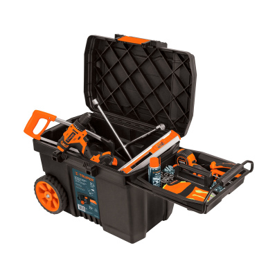 Caja para herramienta de 23" con ruedas y mango telescópico