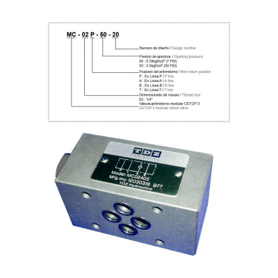 Modular non-return valves Bezares