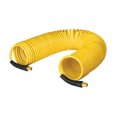 Manguera para compresor, tipo resorte, 15.2m x 1/4", Pretul