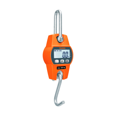 Bascula electrónica colgante, de pilas, 300 kg, Truper