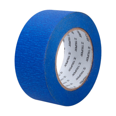 Cinta masking tape azul de 2" x 50 m para pintor, Truper