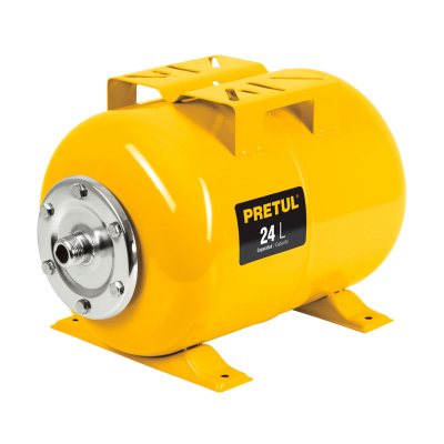 Tanque hidroneumático horizontal, 24 litros, Pretul