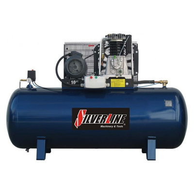 Compresor De Pistón Horizontal Silverline