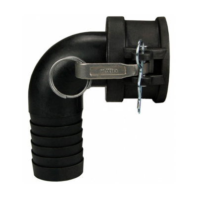 Codos 90° Tipo C Acople x Vástago para Manguera