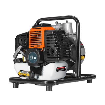Motobomba autocebante 1" x 1" a gasolina 1-1/2 HP, 2 tiempos, TRUPER